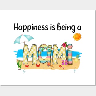 Happiness Is Being A Mami Summer Beach Happy Mother's Day Posters and Art